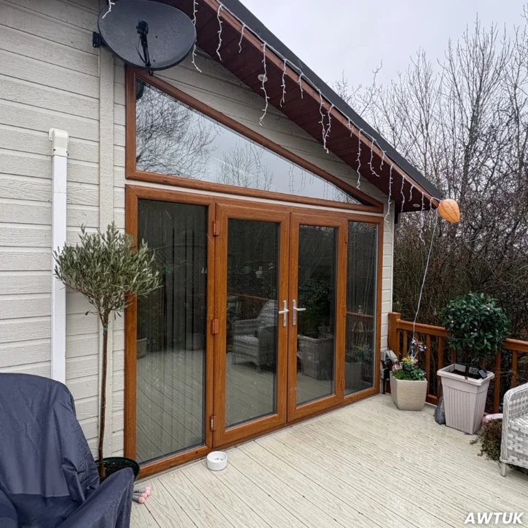 Image of a residential building in Danbury with neutral Solar Film installed