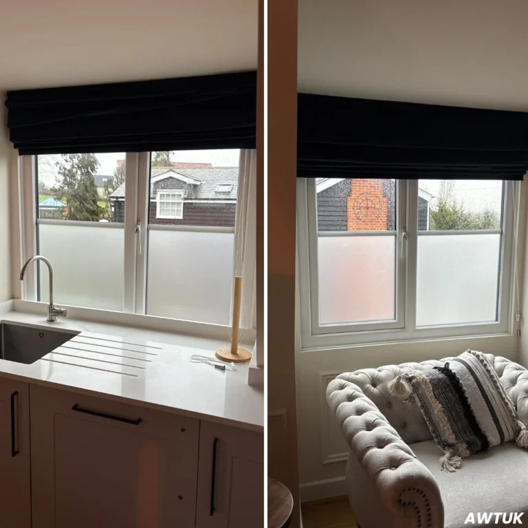 Frosted Film installation to an outhouse in Purleigh, Essex.