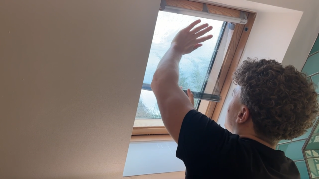 George leading director installing window film