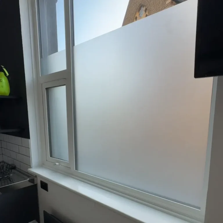 Frosted Film installation Finsbury London