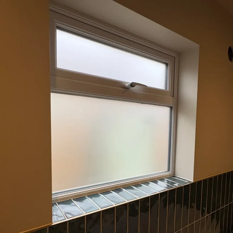 Frosted film installation corringham