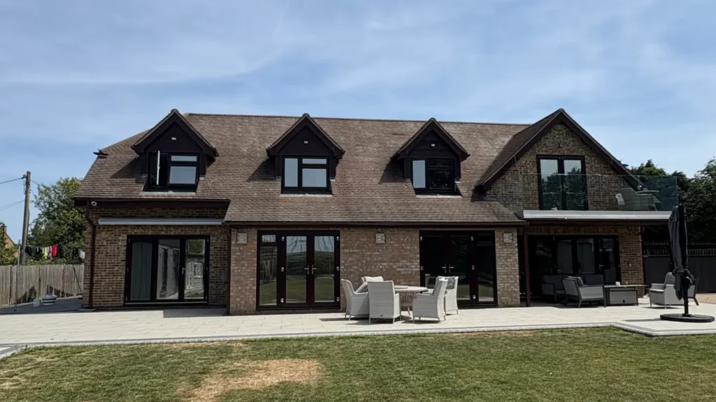 Dual reflective 18 across a large residential property in braintree