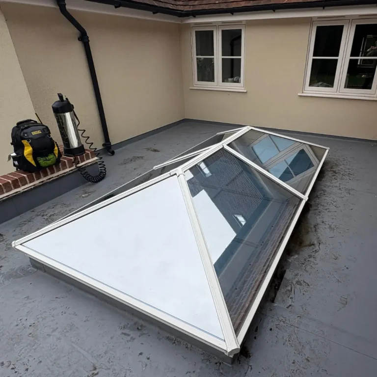 External silver 35 on a lantern in polstead heath suffolk