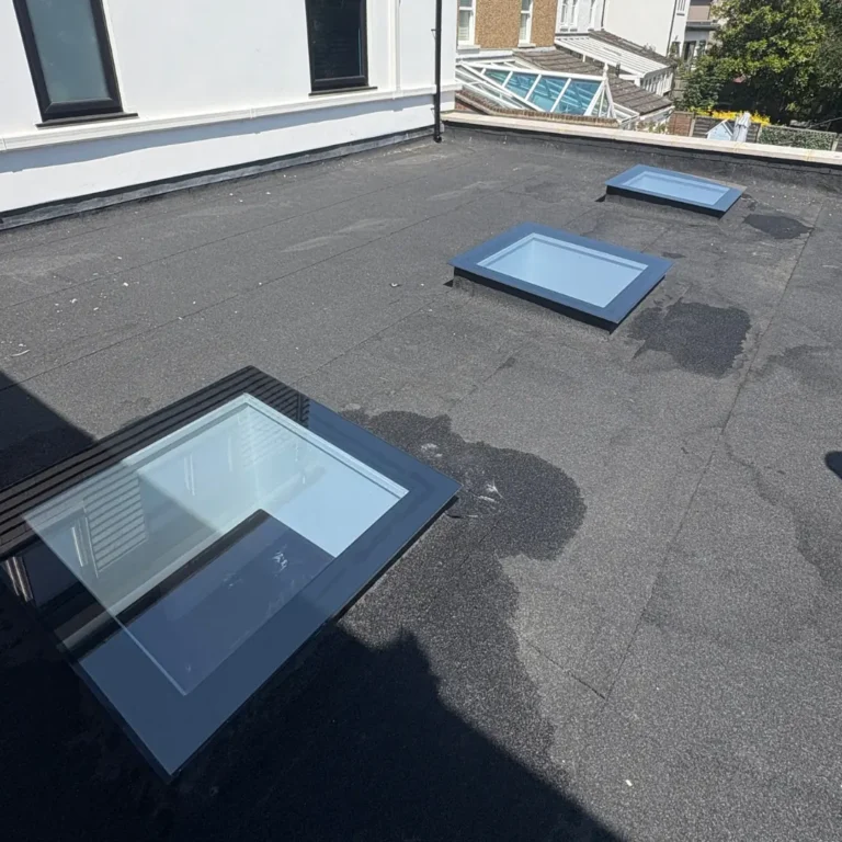 External silver 50 on skylights in dartford kent