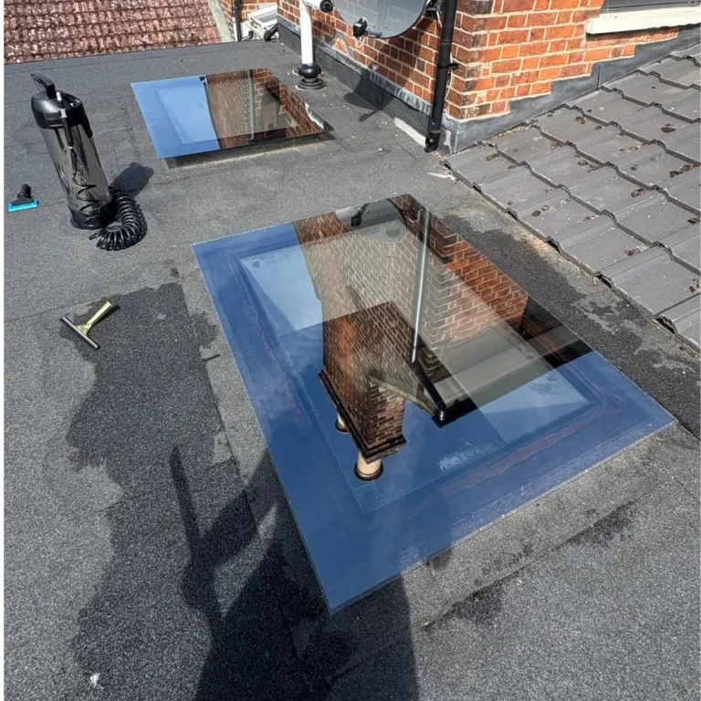 Sputtered grey 35 external skylights colchester essex