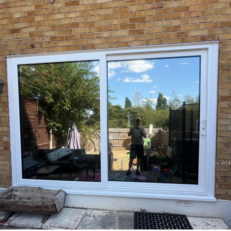 Solar film on sliding doors in braintree